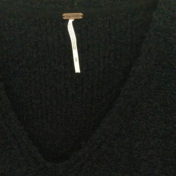 FREE PEOPLE Finders Keepers Sweater NWT Small Blk - Picture 11 of 12